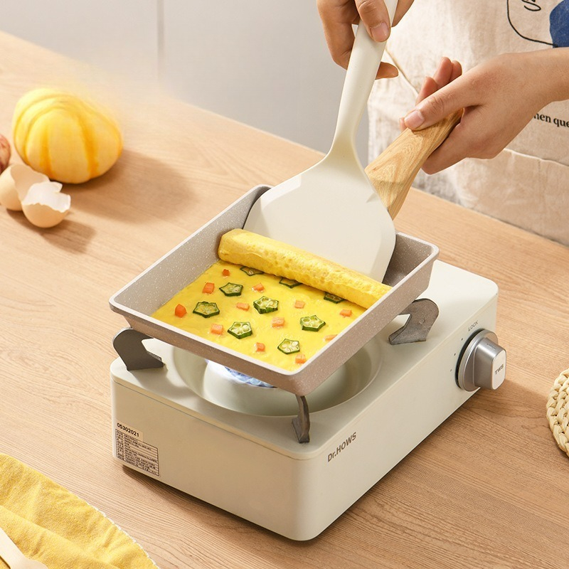 Home Cooking Egg Roll - Padella quadrata Tamagoyaki antiaderente Versatile padella