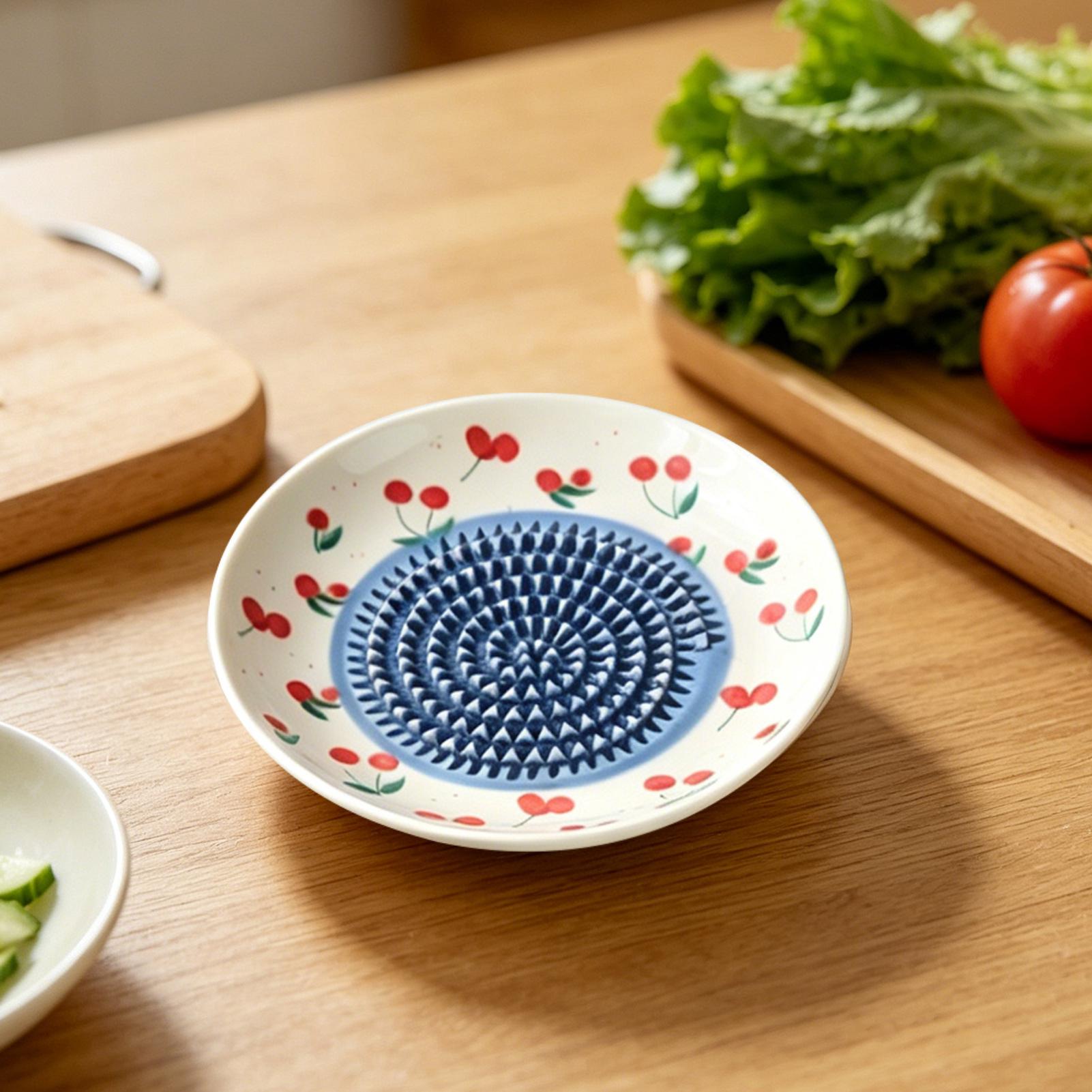 Home Cooking Dishes - Grattugia per Zenzero in Ceramica Semplice,