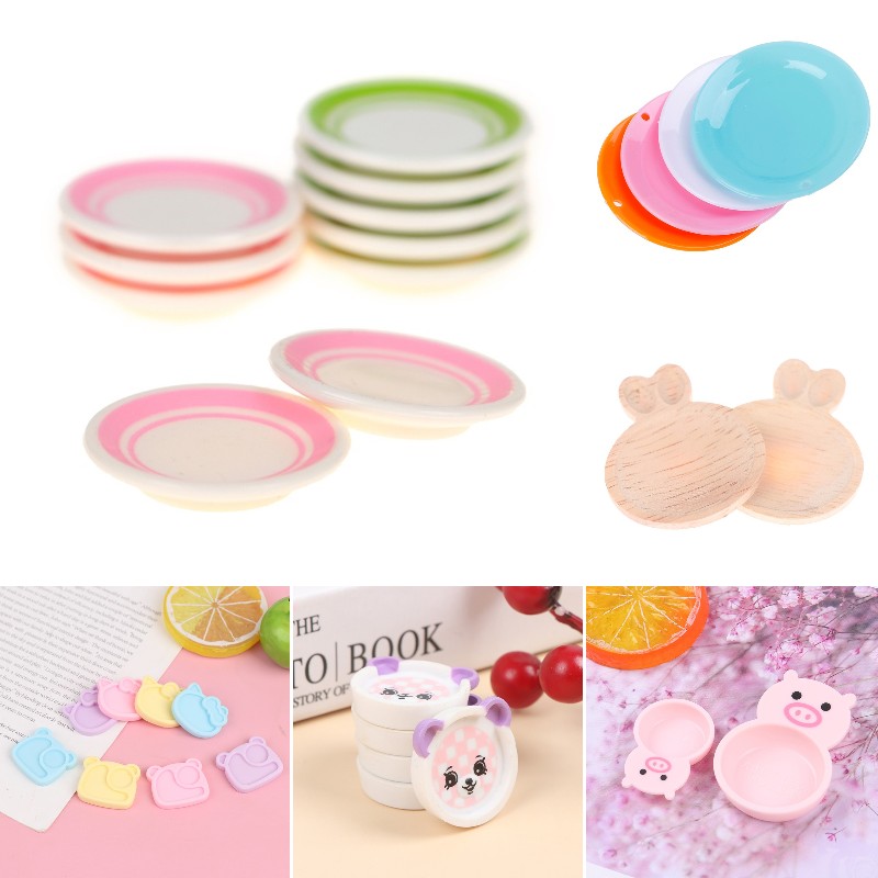 Home Cooking Dishes - 1/12 Dollhouse miniatura simpatico coniglio maiale