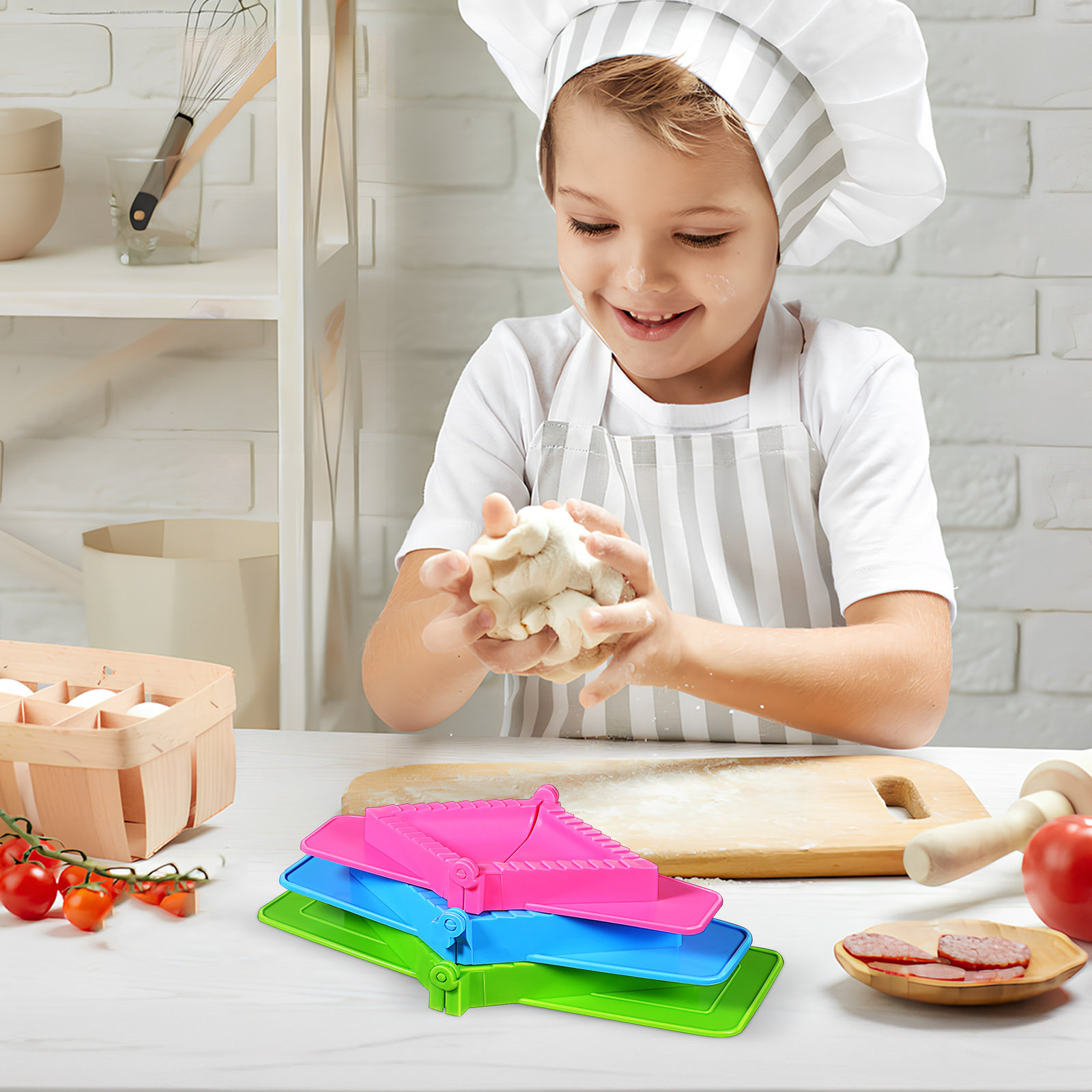 Gyoza Dumpling Maker - Set di 3 Stampi per Ravioli