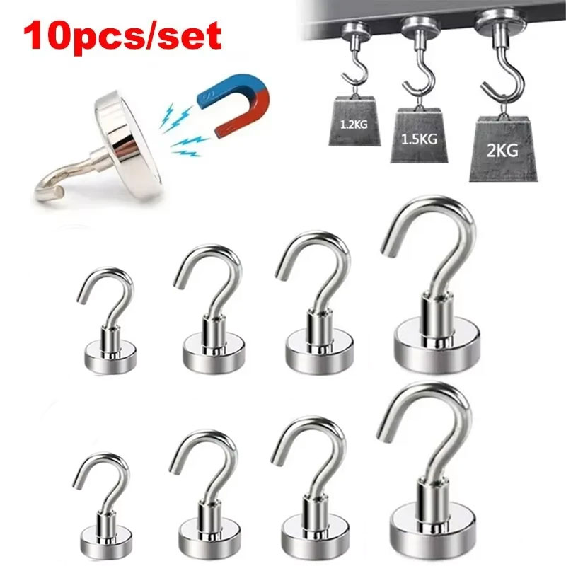 Home Cooking Delivery - 10 pezzi ganci magnetici resistenti ganci