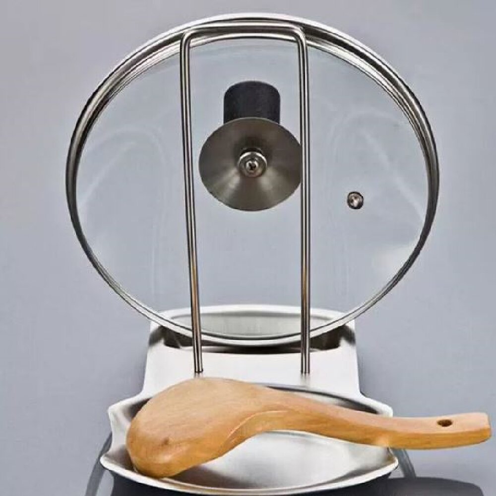 Home Cooking Delivery - Portacoperchi in Acciaio Inox, Organizzatore Multifunzionale