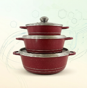 Home Cooking Chef - Set di Pentole JMZ in Granito,