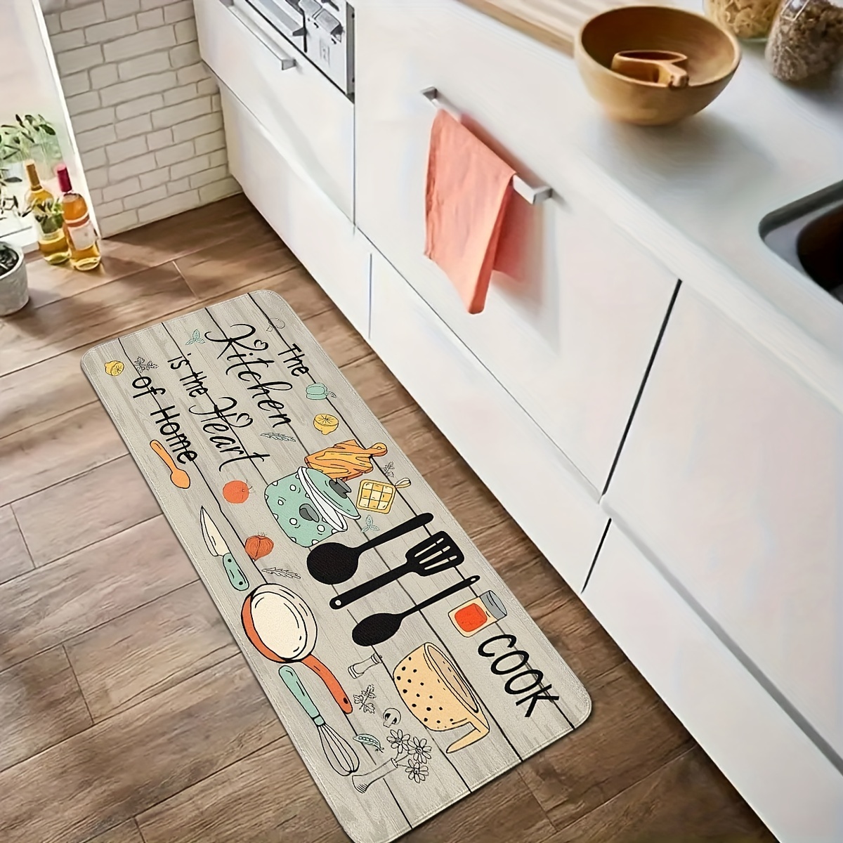 Tappeto da cucina con stampa d - Home Cooking Quotes recensione e prezzo