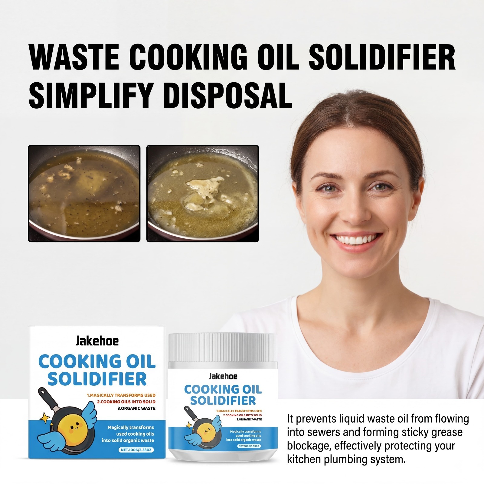 Polvere Solidificante per Olio - Home Cooking Oil Disposal recensione e prezzo