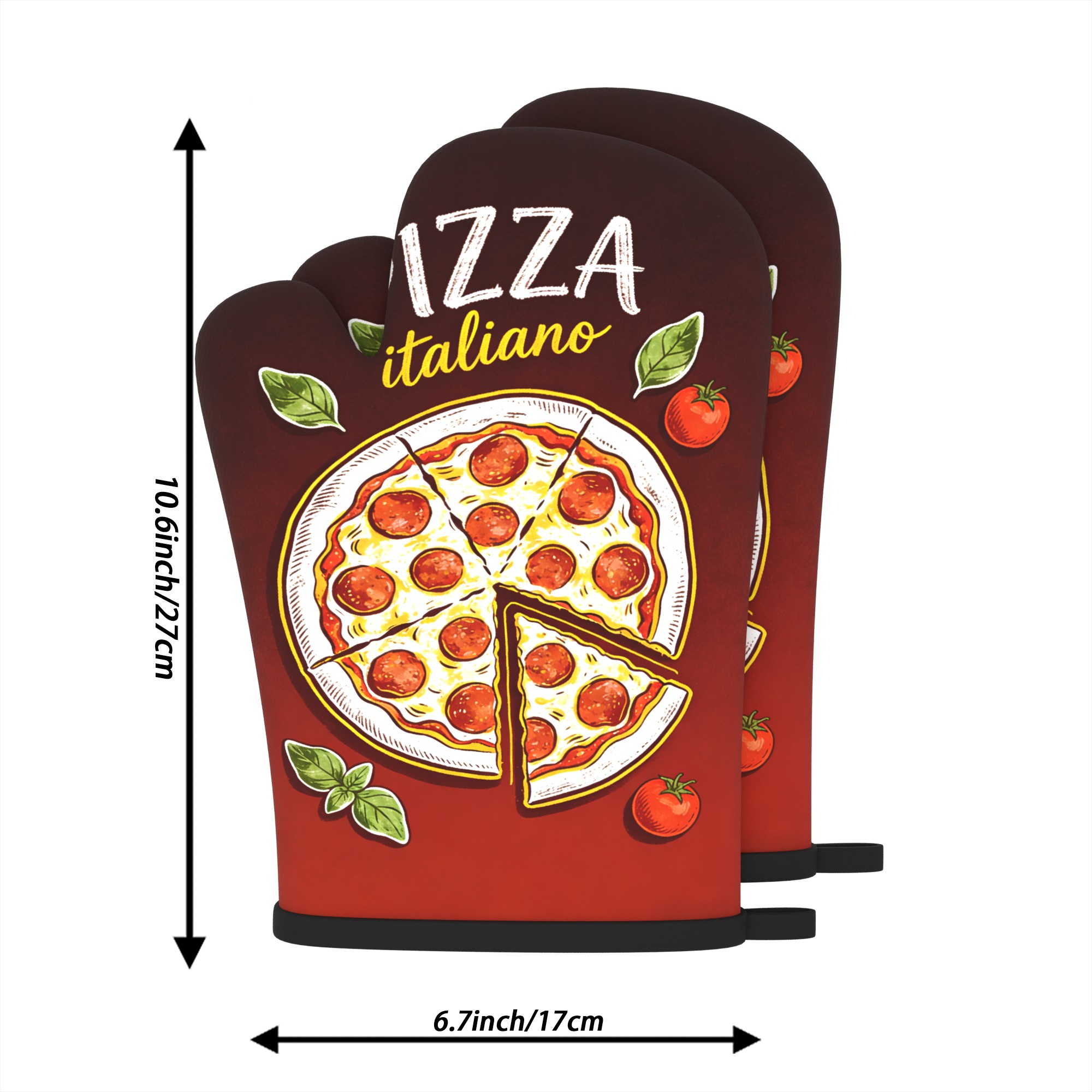 Guanti da Forno con Stampa Piz - Home Cooking Chef recensione e prezzo